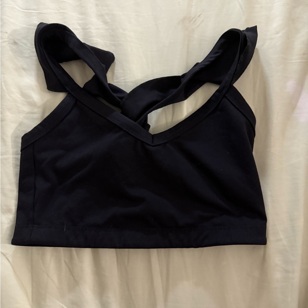 Year of Ours Black Sports Bra